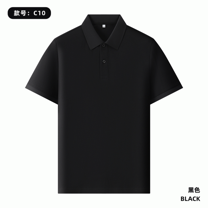 220g 40pcs 100% seda larga camisa de algodón polo personalizada logotipo publicidad camisa cultural impresión de ropa de trabajo