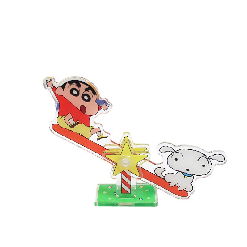 Crayons, cartoon acrylic table cute swings