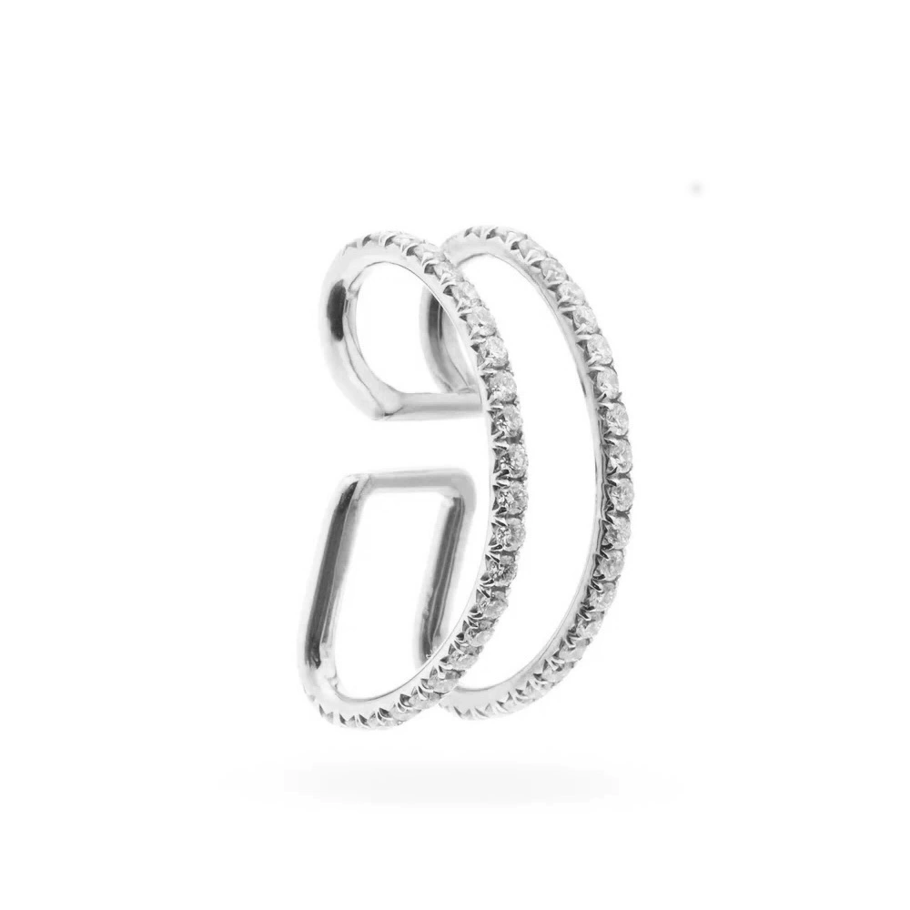 Zirconium, golden retro earrings, ear clips, high-quality style, no pierced ears, European style