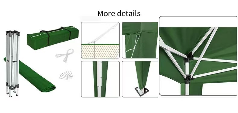 Outdoor Advertising Tent, Vehicle-Mounted Hollow Canopy Display, Folding Tent, Exhibition Tent, Custom Four-Corner Tent 3× 3m