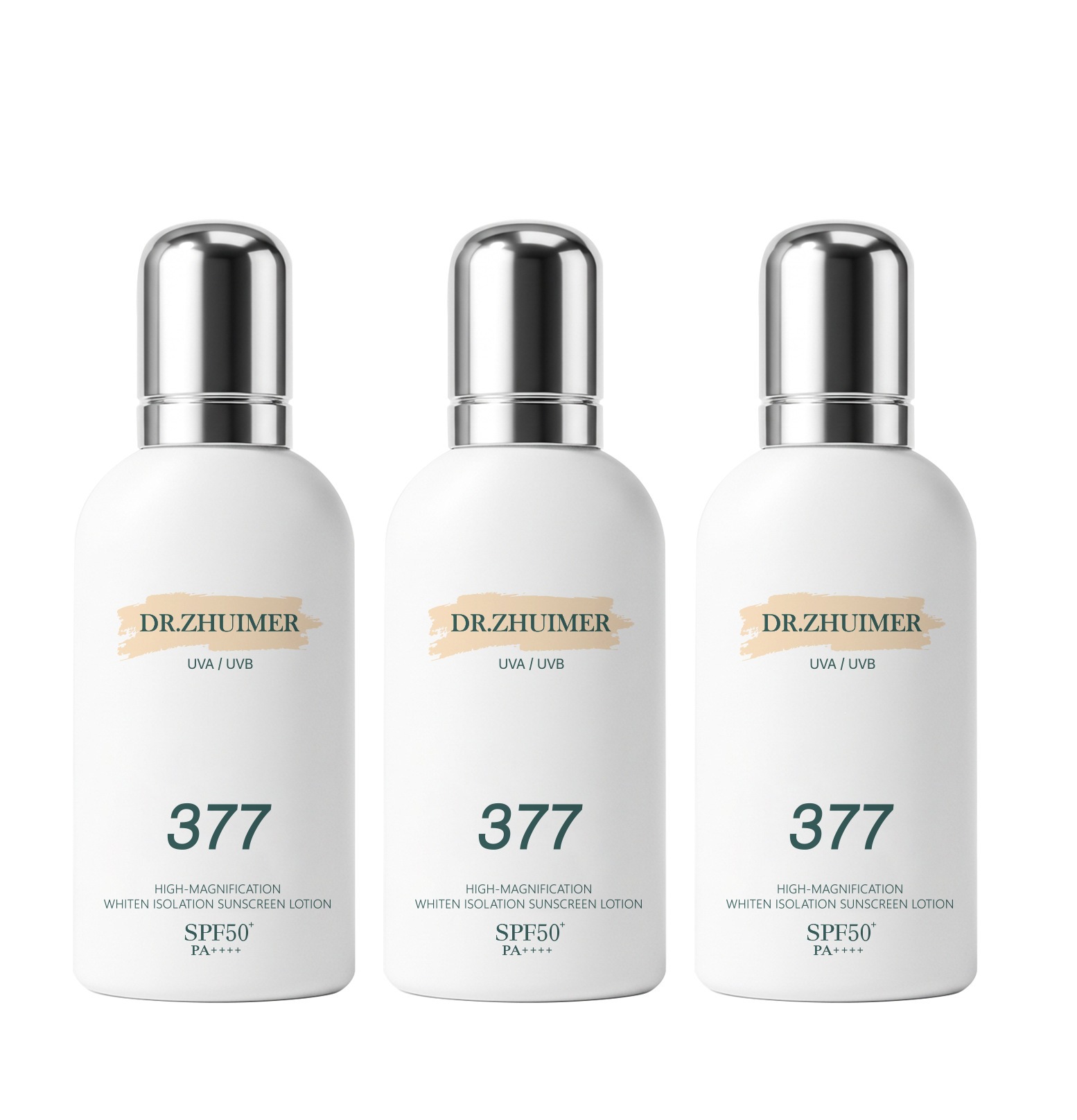 377 blanqueamiento, eliminación de manchas, protección solar, estudiantes universitarios anti-UV, impermeable, anti-transpiración, refrescante, no grasa, crema de aislamiento de la piel
