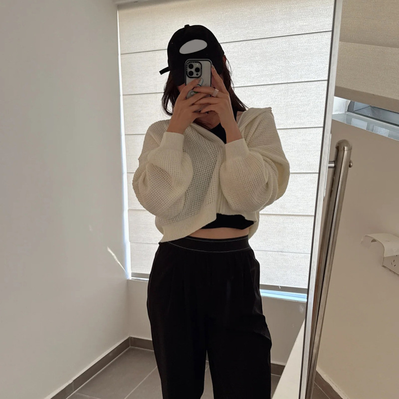 女性用既製ワッフルショートトップ、ゆったりとしたインナーレイヤリング、サスペンダー付き、胸を覆う、白いノースリーブベスト|undefined