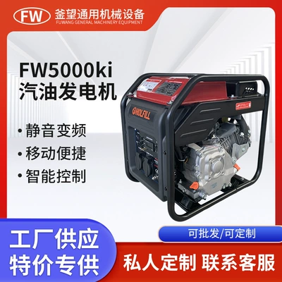 4-Kilowatt Open-Frame Small Gasoline Generator 220V for Home Use, Inverter, Outdoor Construction, Camping, Emergency, Lightweight (Avtomobil generatorları)