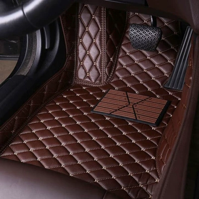 enclosed for the driver's seat, Ayaqaltılar (Kovriklər) - please-leave-a-message-with-the-car-model-and-year-when-placing-an-order-hot-selling-items-at-a-reduced-price-huiqi-single-layer-main-driver-brown-rice-leather-hot-sale-big-discount