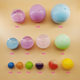 Macaron Color Round 32 45 50 65 75 100 120mm Large Plastic Balls Children's Toy Gashapon Shell Toy Ball