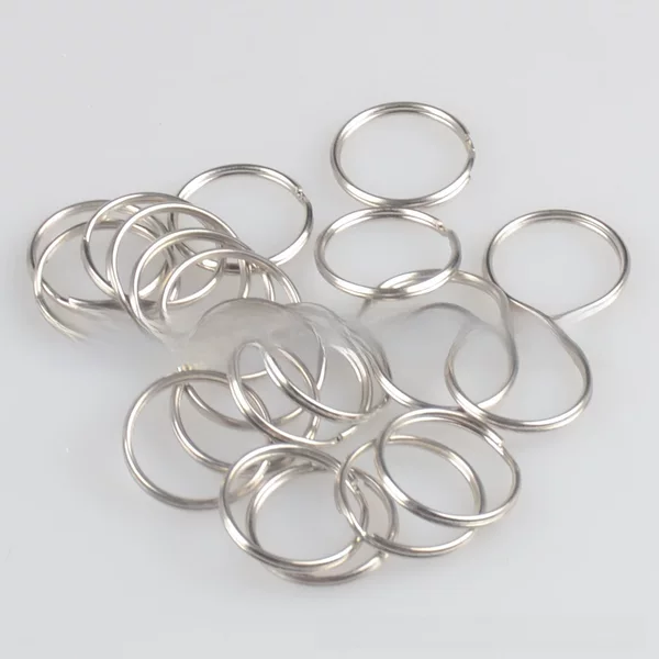 Professional production and wholesale metal key ring iron nickel plated key ring iron ring wire ring stainless steel ring double ring flat ring