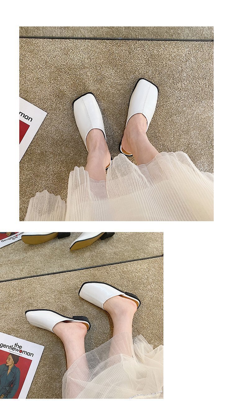 low-heel lazy round flat slippers Nihaostyles wholesale clothing vendor NSKJX74767