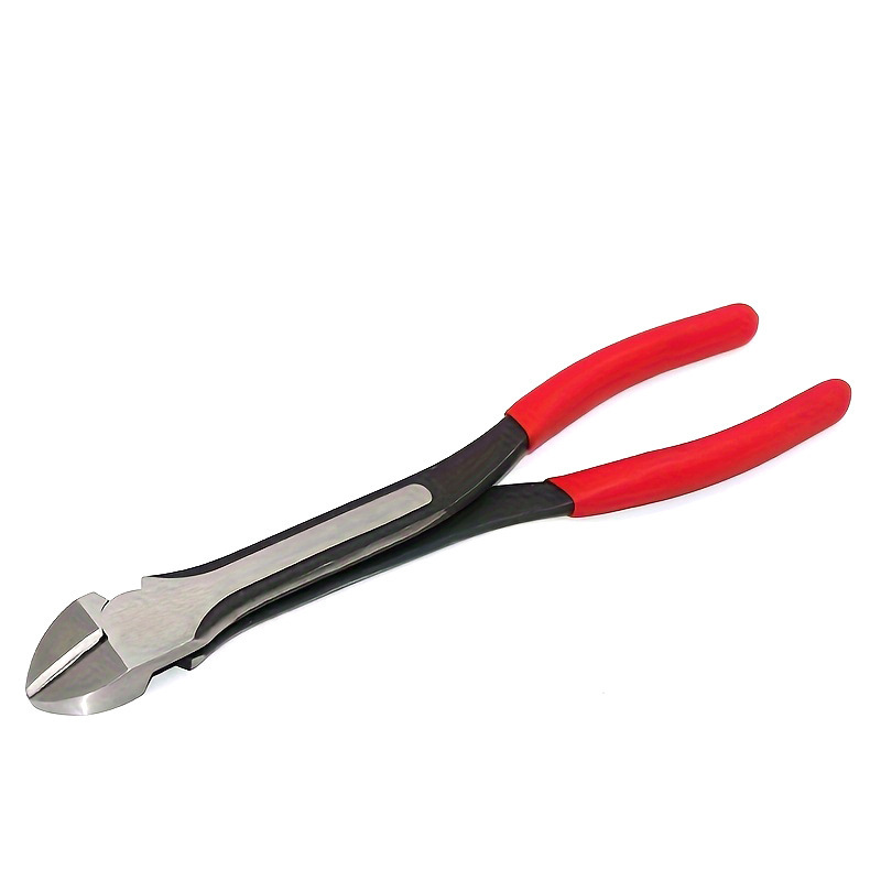 Alicates diagonales que ahorran mano de obra con mango largo de 11 pulgadas, alicates diagonales especiales para hardware de crisol, alicates de excentricidad superduros