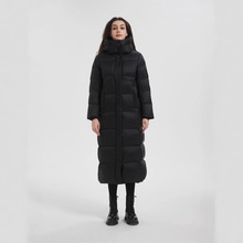 羽绒服女东北寒冷零下加厚冬季2025新款户外工装鸭绒长款过膝外衣