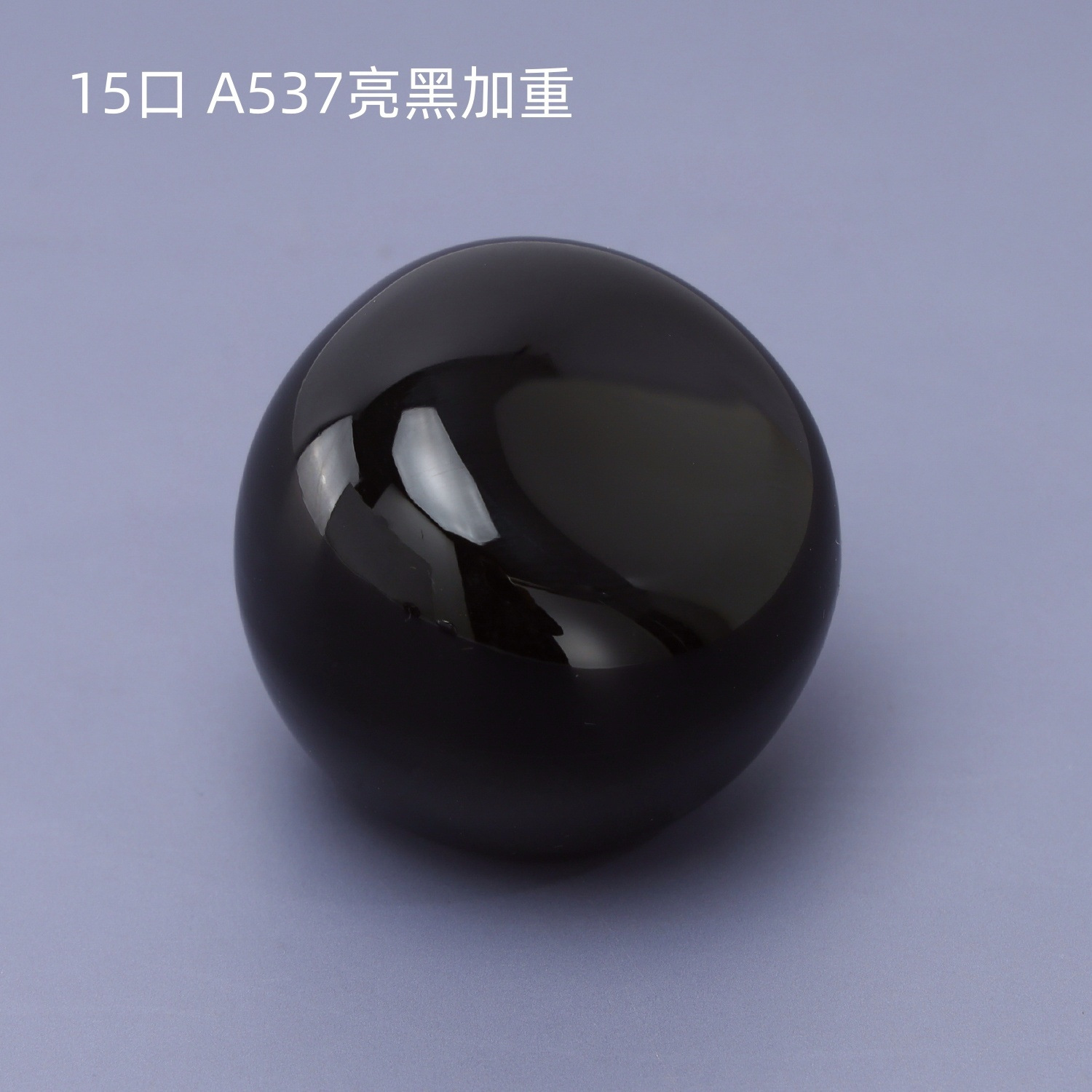 15 bocados-A-537 negro brillante; multicolor