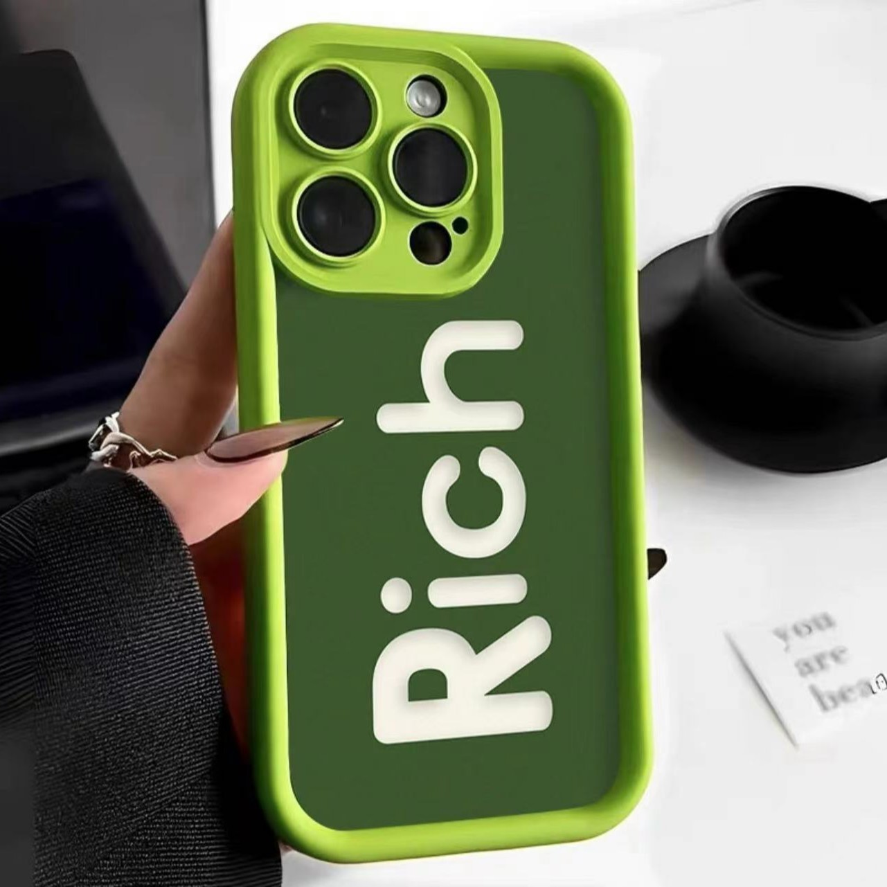 蘋果15手機殼14適用iphone13max彩繪12pro保護套11plus全包Rich