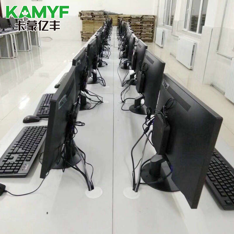 厂家供应现代简约学校多媒体机房微机室语音教室云机房培训电脑桌