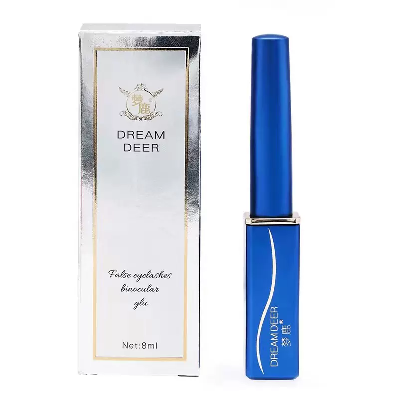 梦鹿假睫毛胶水 粘性好干后透明自然双眼皮胶 化妆师专业睫毛胶水