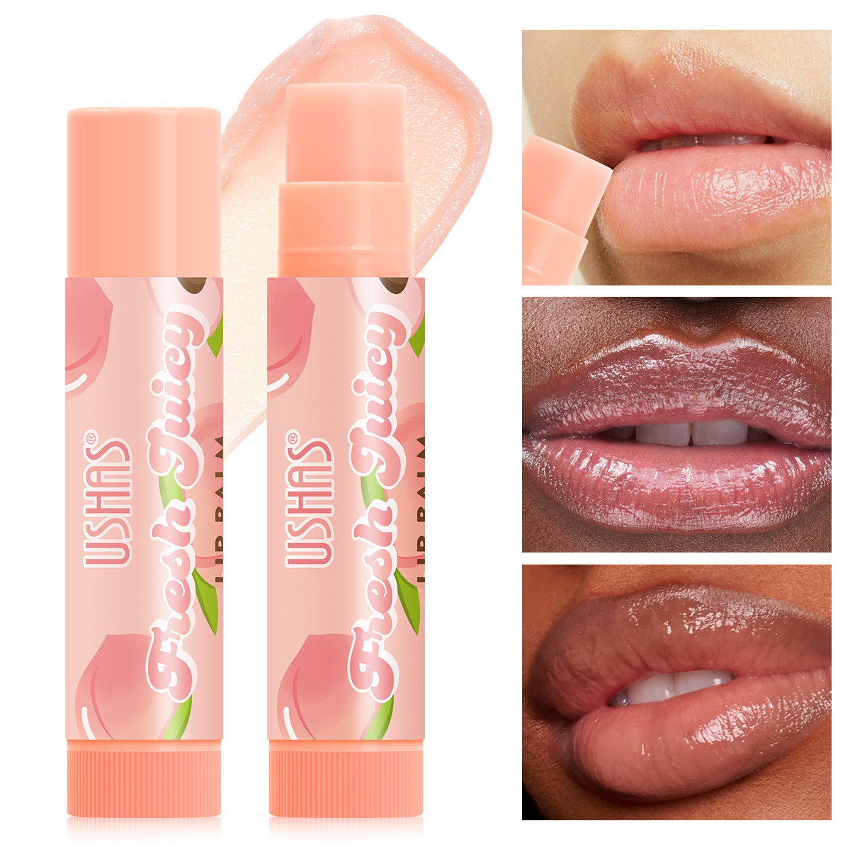 (caja de exhibición) USHAS venta caliente transfronteriza fresco nuevo bálsamo labial humectante humidificante labial al por mayor UC099 image 3