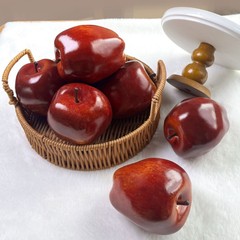 現物は蛇の実のリンゴの偽の果物の野菜の家の食器棚の装飾の置物の撮影の写生の早い教具をシミュレーションします。