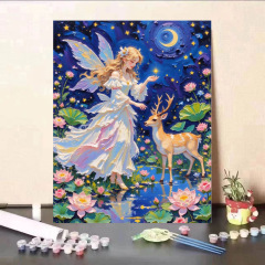 数字油画手工填充挂画装饰画涂色diy客厅丙烯画送礼高颜值礼物