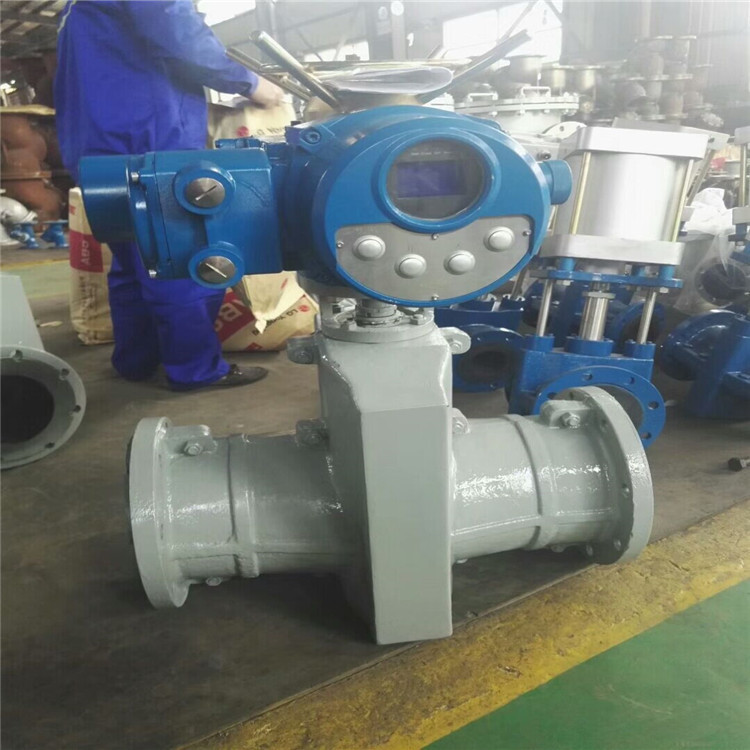 GJ941X-6 电动法兰管夹阀 GJ941X 防爆电动耐磨防腐衬胶管夹阀