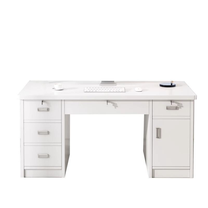 Escritorio de computadora simple escritorio de escritorio de escritorio de personal de oficina dormitorio moderno escritorio simple escritorio