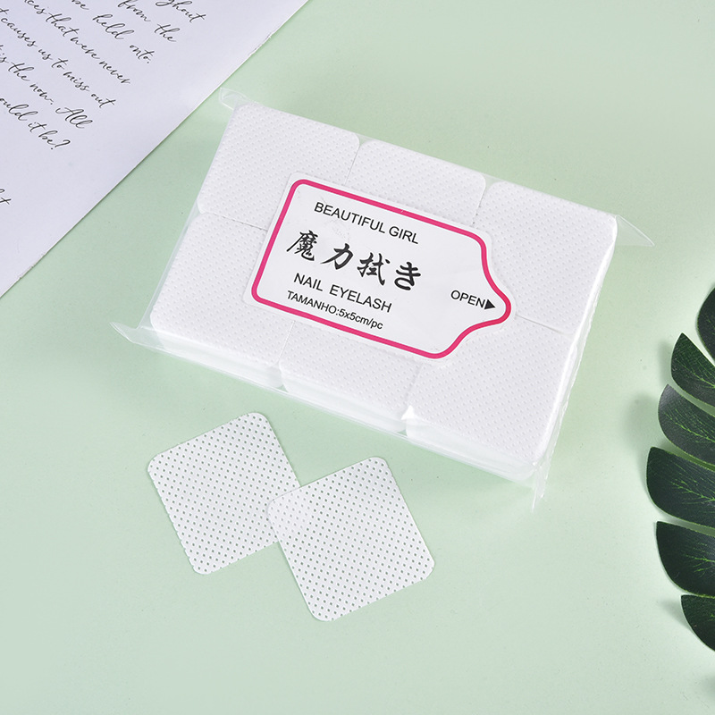 Lavado de uñas de algodón, removedor de uñas, pegamento para pestañas, algodón limpio, algodón para uñas, algodón para uñas, pegamento para la boca de la botella, algodón para uñas, algodón para uñas