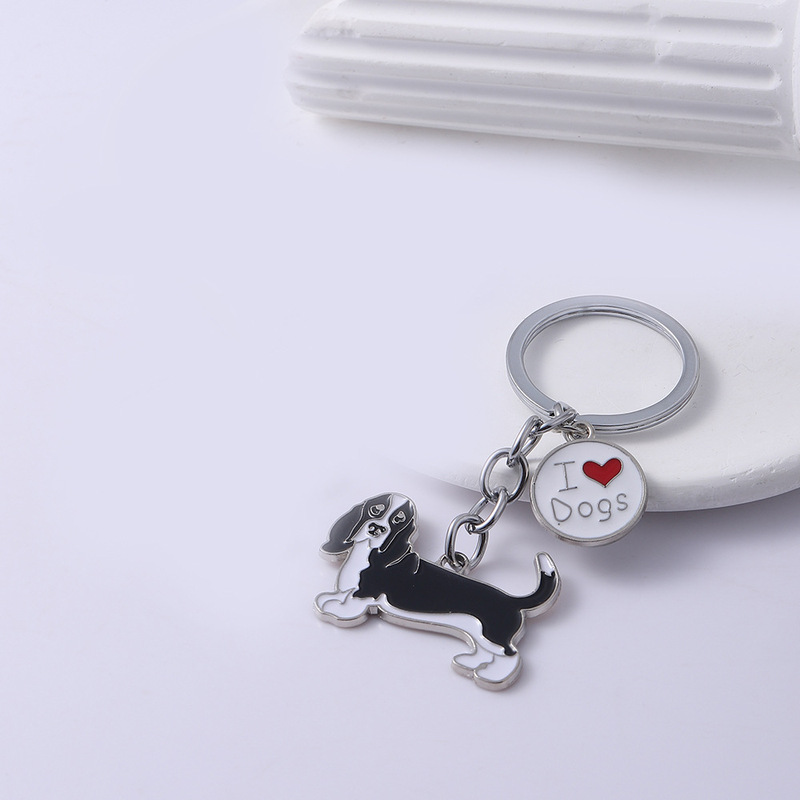 Tume 越境亜鉛合金ペット犬キーホルダーペンダントマルチカラーバッグペンダント亜鉛合金装飾品|undefined