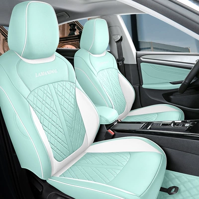 Seasons Leather Five-seater Car Orderable | Modelə uyğun (Original) oturacaq örtükləri - elegant-green-full-leather-standard-edition-remarks-model-year-rear-half-pack