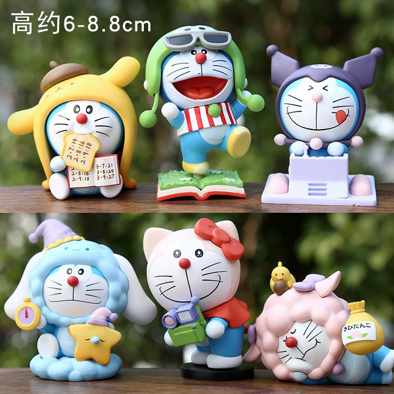 Новая трендовая игрушка Q-версия анимационной серии Dingdang Cat COSkt, фигурка, милое настольное украшение, сувенир-подарок