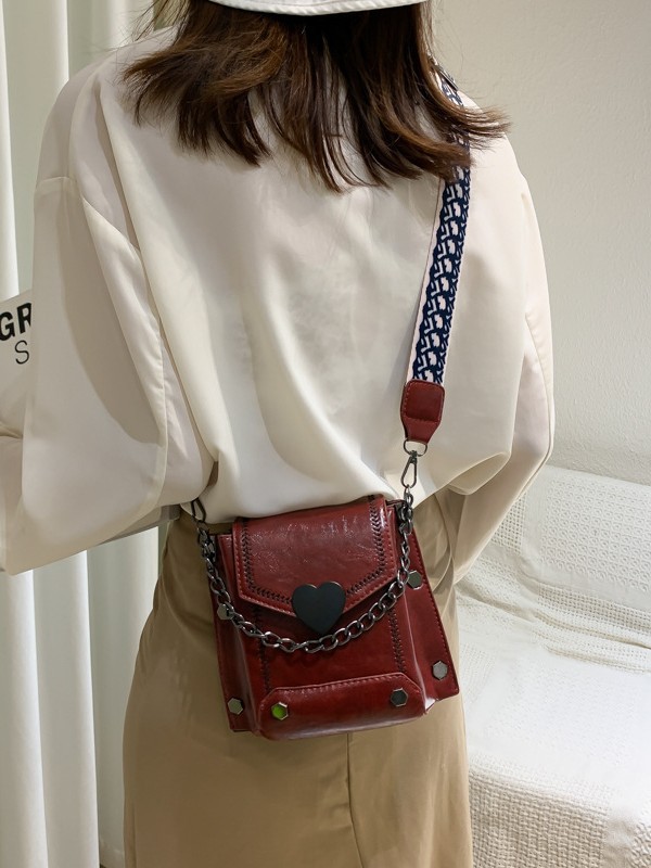 Vintage-Style Small Bag for Oily Skin, Double-Layer Large Capacity Phone Bag, Coin Purse, Trendy Versatile Cross-Border Small Bag, Crossbody Bag