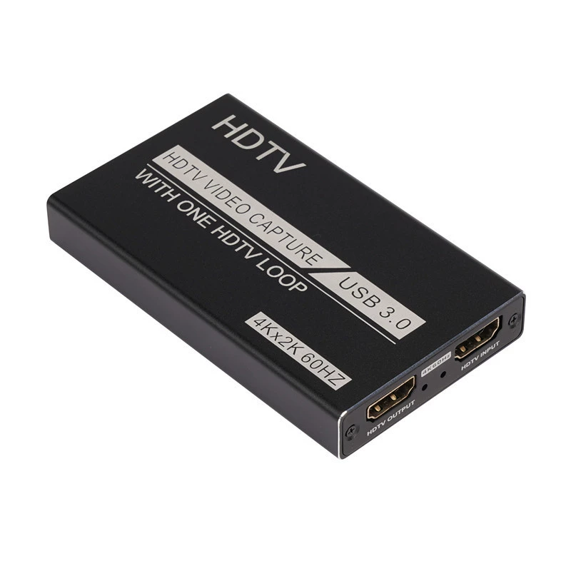 Карта видеозахвата USB3.0 4K HD HDMI для приставки/компьютера, трансляции игр, поддержка 60 кадров, поддержка YUY2