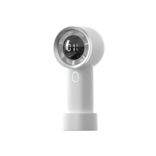 New high-speed USB small fan portable digital display stepless speed adjustment high wind power long endurance handheld fan wholesale
