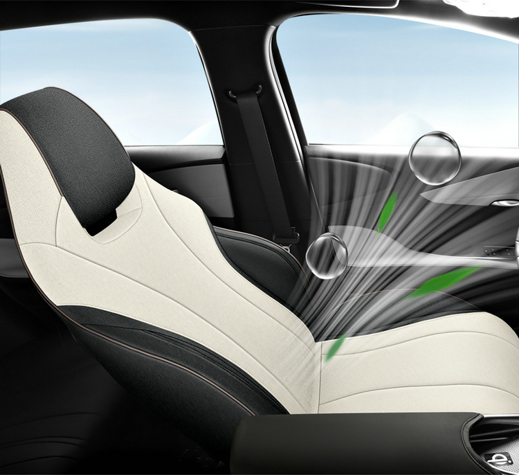 Suitable for BYD Dolphin Seat Cover Four Seasons Universal 2023 Special All-inclusive Cushion Linen Car Seat Cover