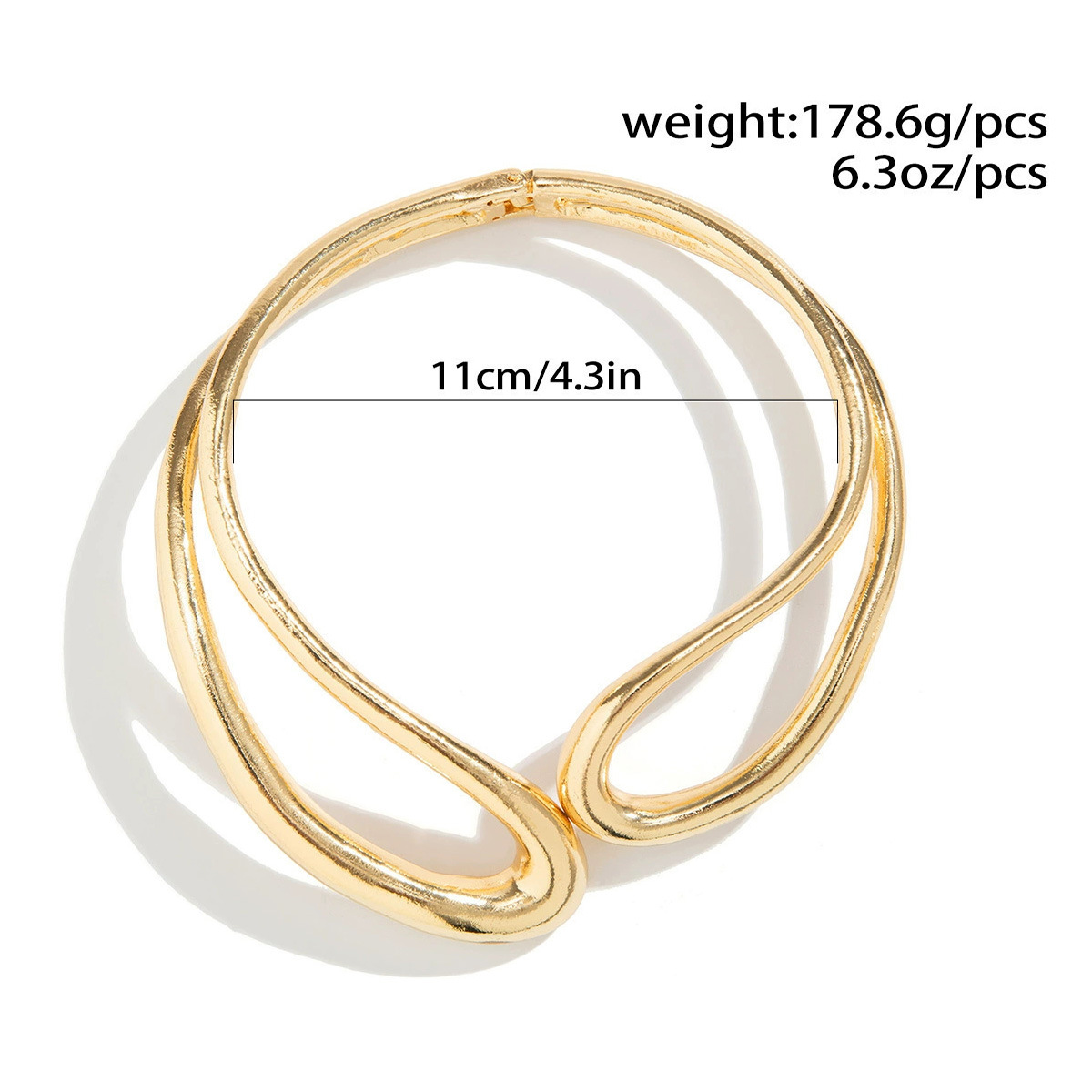 Joyería transfronteriza europea y americana, gargantilla multicapa de nicho simple y moderna, collar único de hueso de serpiente exagerado