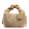 Fashionable shoulder bag, purse, demi-season chain