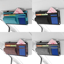 Car sun visor driving driving license ticket storage multi-function car card holder card holder car glasses Holder