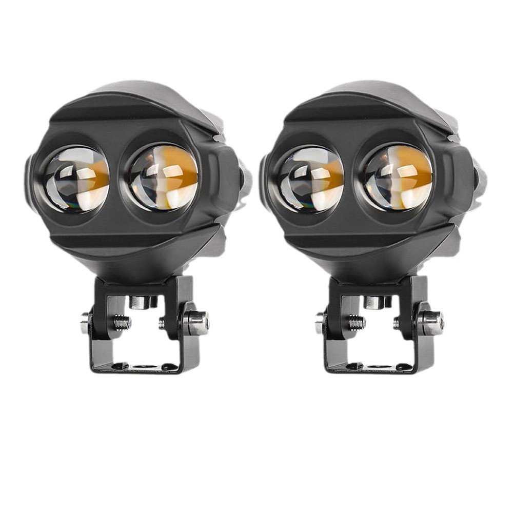(2개) 새로운 전기 자동차 헤드 라이트 물 새 오토바이 스포트라이트 보조 램프 R1200GS F800GSLED 안개 램프 스포트라이트