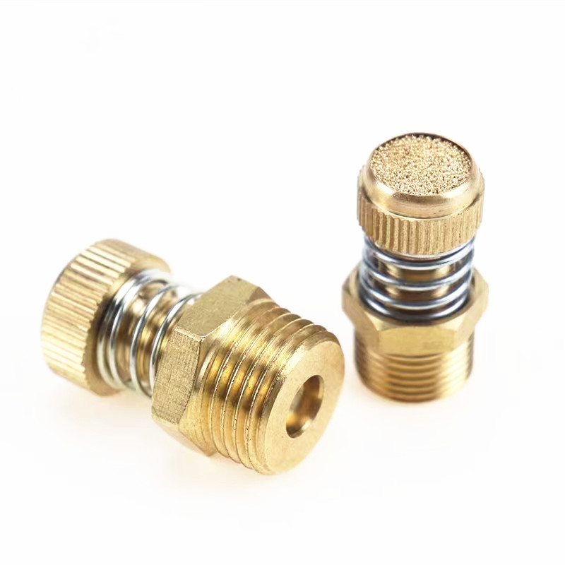 可调弹簧消音器 弹簧节流阀 节流阀金属消音器 各种规格 现货批发