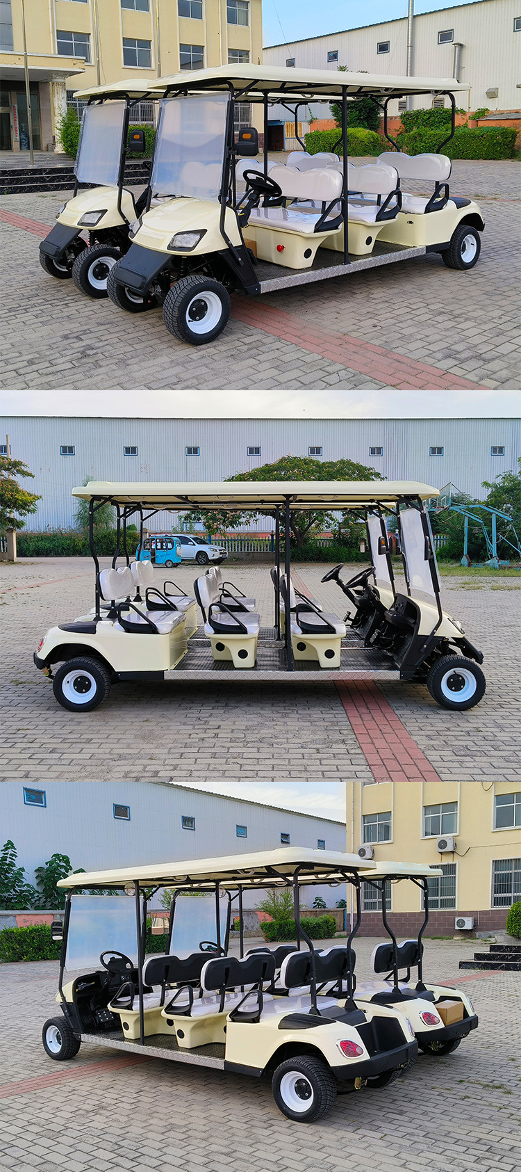 Golf Cart, Electric Sightseeing Car, Airport Shuttle Bus, Campus Hotel Property Reception Car, Tourist Sightseeing Car