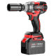 Brushless Electric Wrench Lithium Battery Charging Impact Wrench Large Torque Scaffolder Electric Sleeve Air Gun Powerful Auto Repair