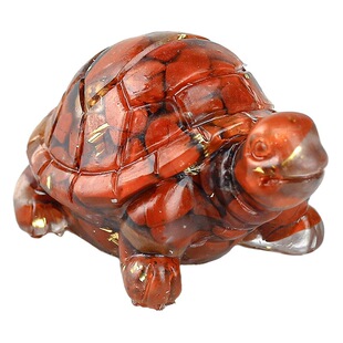 Creative cute little turtle decoration micro landscape bonsai fish tank Crystal gravel epoxy desktop decoration craft gift
