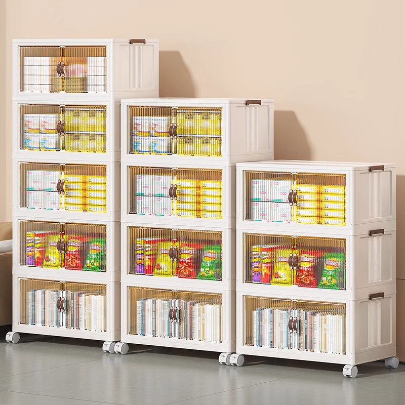 Gabinete de almacenamiento caja de almacenamiento plegable casa sala de estar juguetes armario de almacenamiento snack armario caja de ropa al por mayor