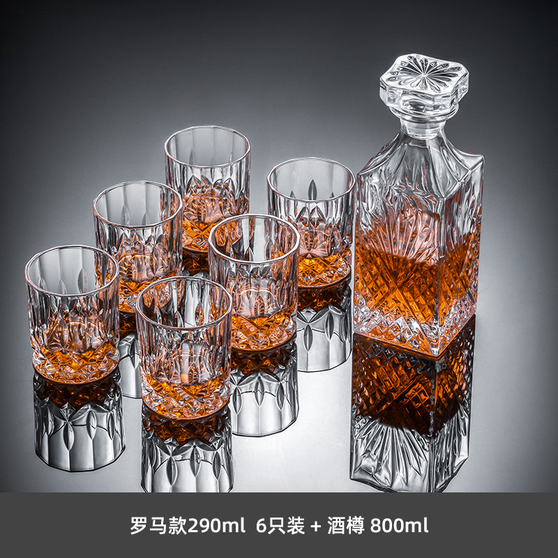 로마 290ml 6 + 조각 와인 병 800ml