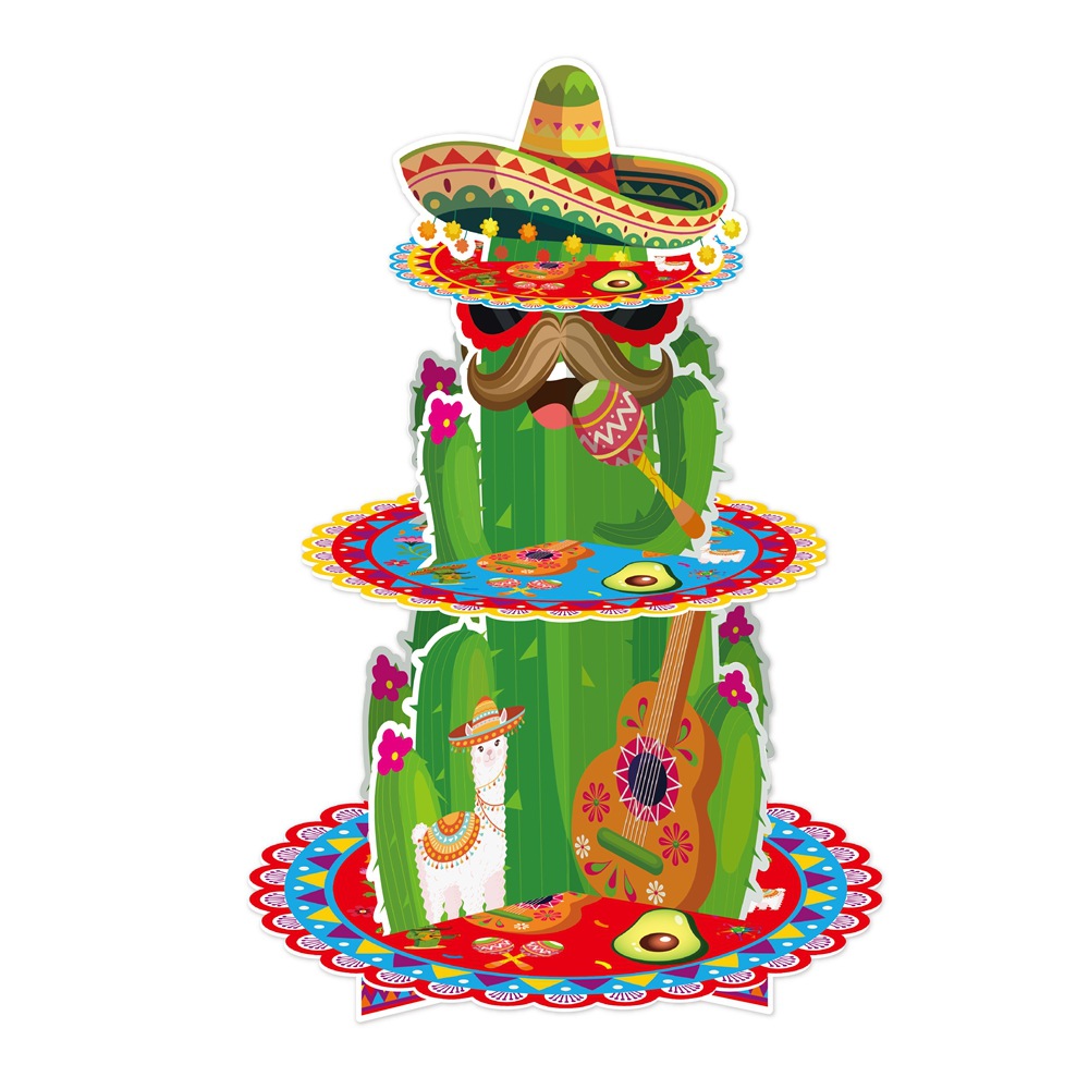 Transfronterizo México 5 de mayo Decoración de tarta Soporte de tarta Decoración de fiesta de carnaval mexicano