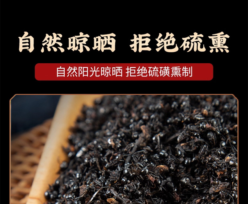 Dried Black Ant Whole Insects Hei Ma Yi for Traditional Herbal Wine Infusion 50g Bag preparation