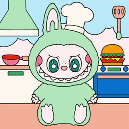 新しい漫画デジタル油絵DIY塗り絵ラブブサンリオ手作り塗り絵装飾画卸売|undefined
