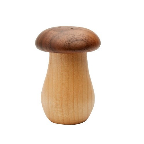Creativa caja de palillos de dientes de hongo retro casera de alto valor de imitación de madera de nuez encantadora decoración de lujo antiguo estilo chino