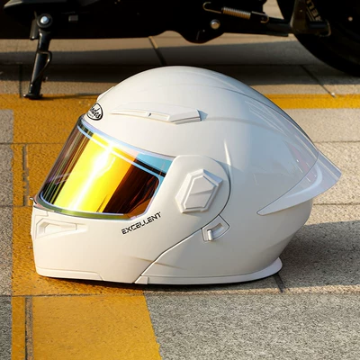 New Universal Flip-Up Motorcycle Helmet for Men and Women, All-Season Winter Warm Safety Helmet, Electric Vehicle Full-Face Helmet (Motosiklet kaskı (dəbilqə)) - excellent-white-3cdot-dual-certification-face-helmet-comes-with-anti-fog-agent-aurora-lenses-one-size-fits-all