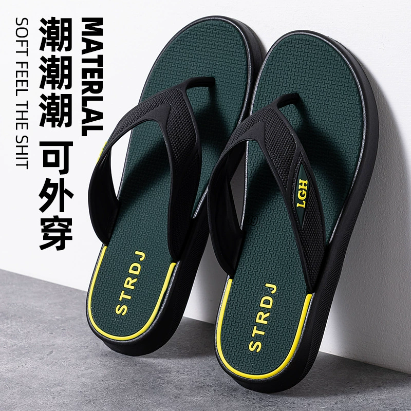 Мужские летние пляжные шлепанцы SYM, антибактериальные, нескользящие, модные, с супермягкой подошвой.