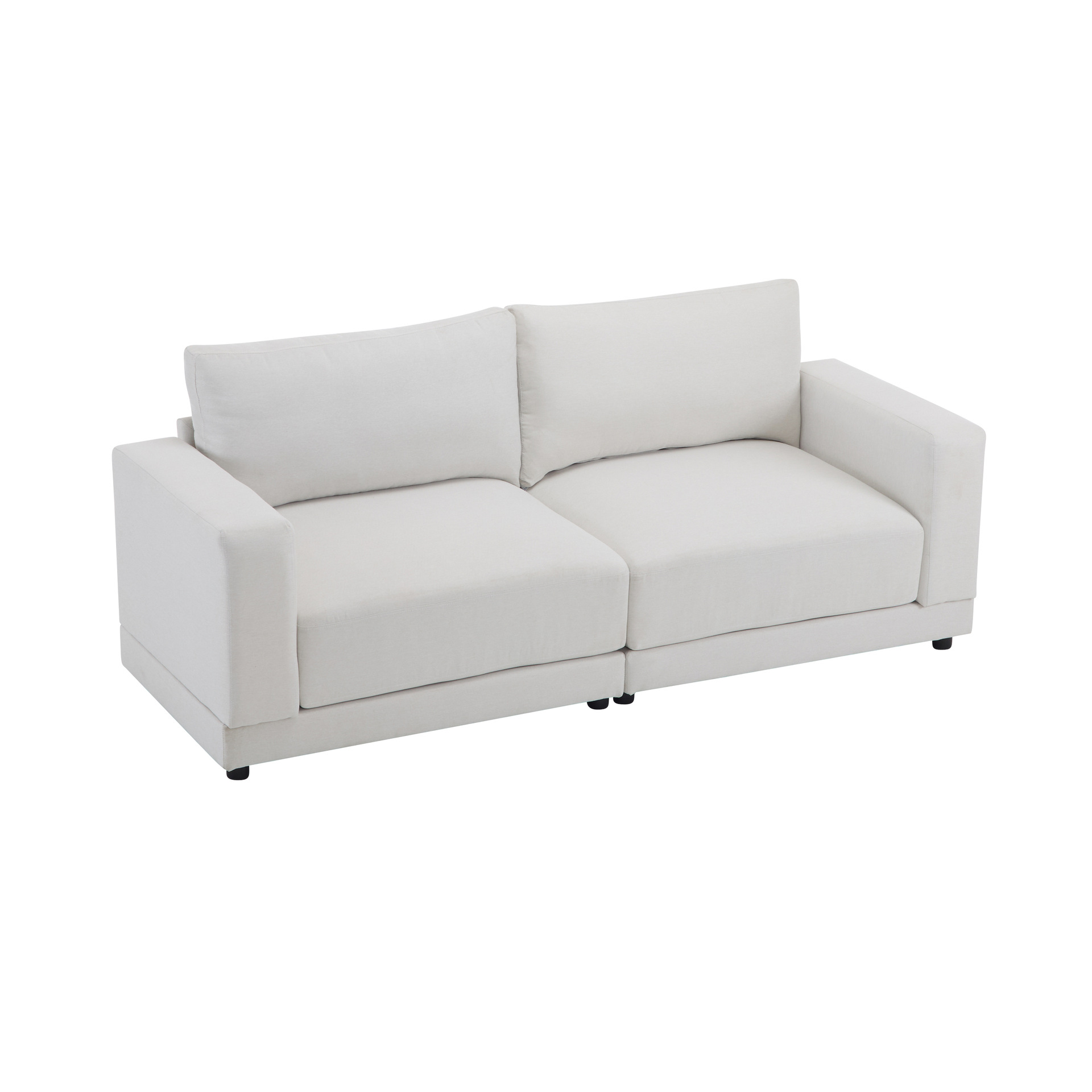 Sofá minimalista, tela, sala de estar para el hogar, piso, sofá de tela moderno, simple, grande y pequeño image 1