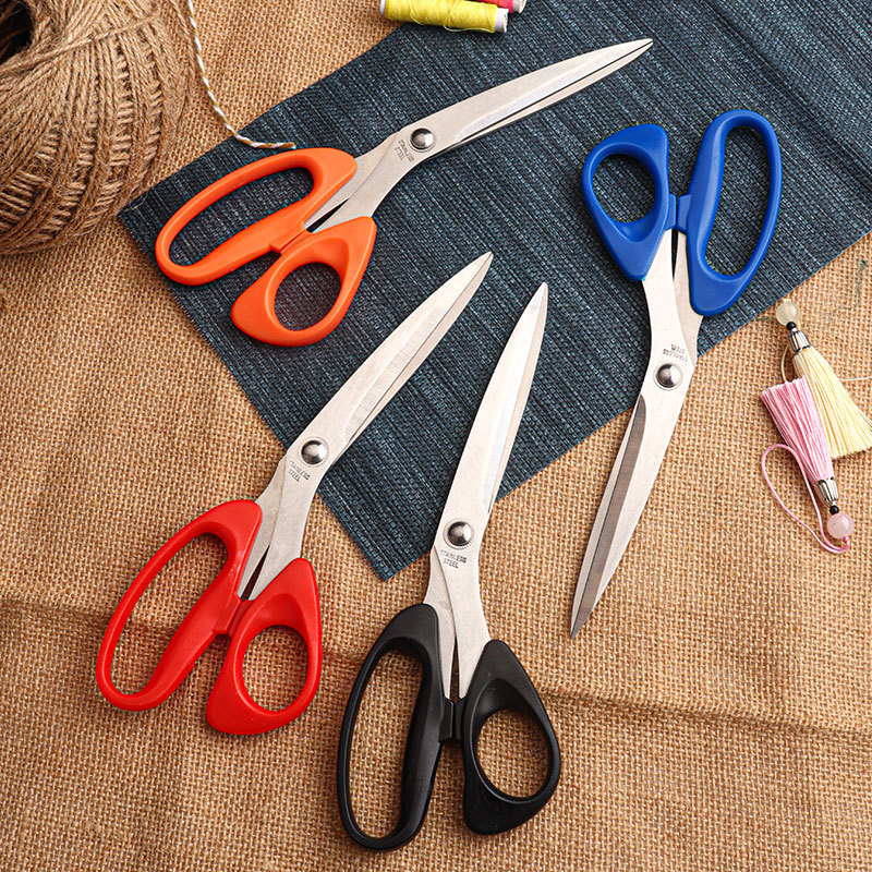 Tailor's Scissors, Stainless Steel Sewing Scissors, Professional Clothing Scissors, Handmade Cloth Cutting Household Large Scissors 8inch