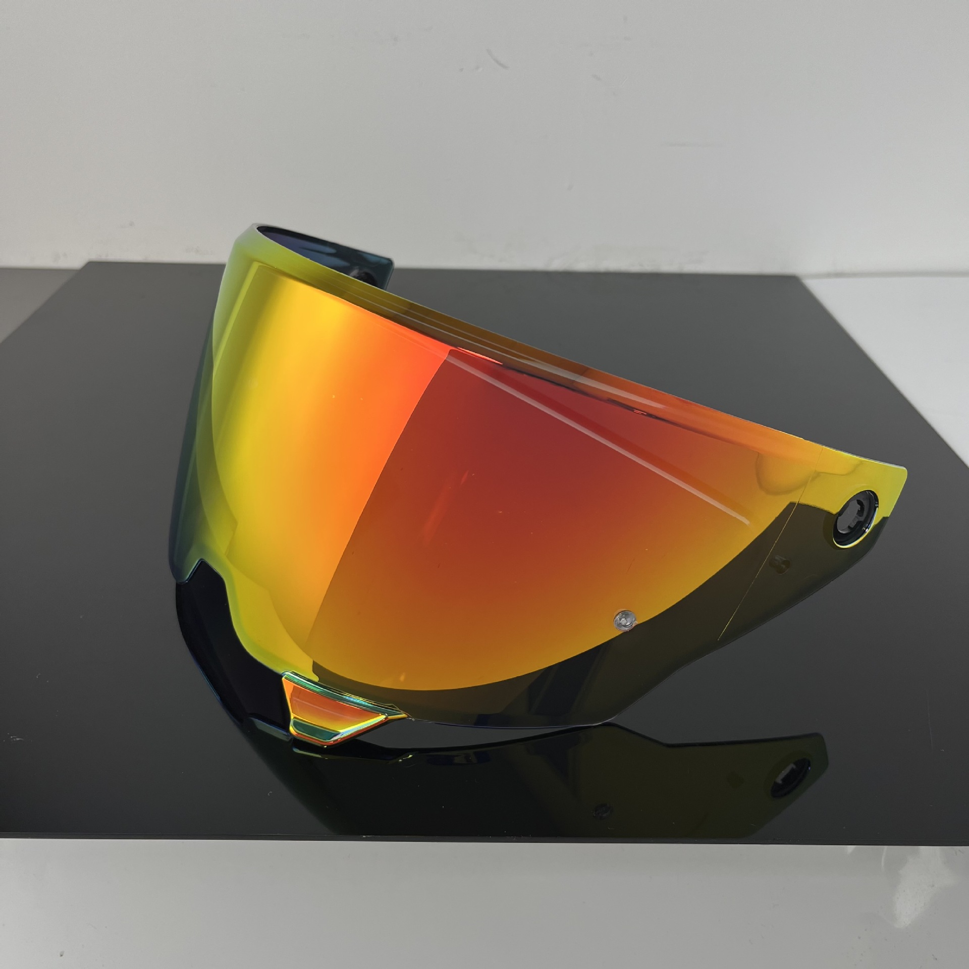 Mf509 Helmet Lens Electroplated Sun Protection Motorcycle Helmet Mirror Day and Night Dual-Use Cycling Goggles