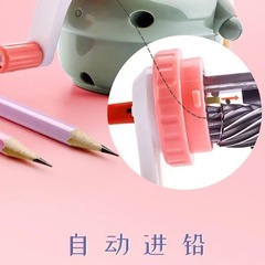 鼎邦小學生兒童耐用削筆刀可調粗細防卡鉛二代削筆機手動卷筆刀